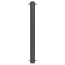 Dekorativ puller | Serie 480B | � 82 mm | fastmonteret, til indst�bning i beton med jordanker, total l�ngde ca. 1300 mm | uden l�s | med 2 �jer